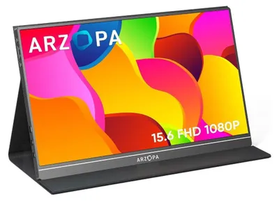 Produktbild von Arzopa S1 Table, 39,6 cm (15.6"), LCD, 1920 x 1080 px, Full HD, 16:9, 16,7 miliónů barev