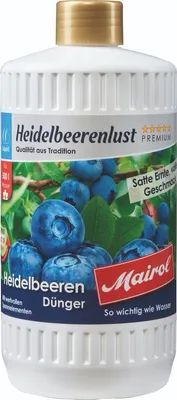 Produktbild von Mairol® Heidelbeerenlust Flüssigdünger Liquid - 1 Liter für 500 Liter