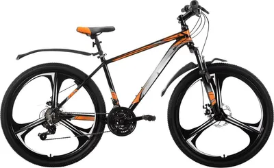 Imagen del producto de Bicicleta de montaña de 26 pulgadas (66 cm) – 21 velocidades – cuadro de aluminio – frenos de disco – diseño con 3/6 radios – bicicleta unisex – color naranja
