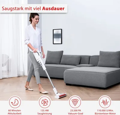 Produktbild von ROIDMI S2 Beutelloser Akku-Handstaubsauger, 435 Watt, Cyclon-Filter, HEPA-Filter