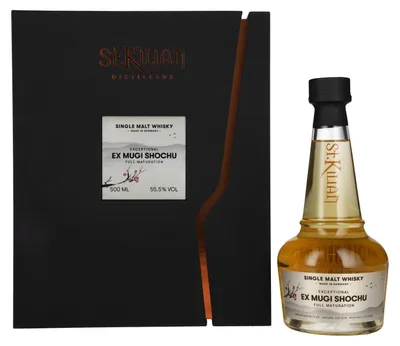 Produktbild von St. Kilian EX MUGI SHOCHU Single Malt Whisky 55,5% Vol. 0,5l in Geschenkbox