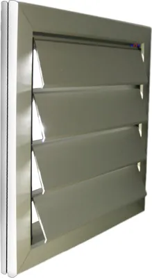 Produktbild von Überdruck Abluftgitter LG-2626 RAA Lamellengitter Alu 255 x 255mm Lüftungsgitter