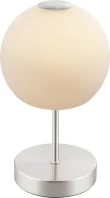 Produktbild von Globo Lighting Tischleuchte Metall Nickel matt, LED