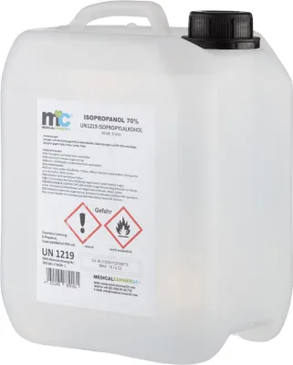 Produktbild von Isopropanol 70 %, Isopropylalkohol, Reinigung, 5 Liter