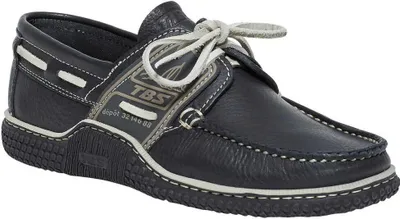 Produktbild von TBS Globek Segelschuh, Bateau Full Grain Leather, Marine/ Froment, B8D12 41