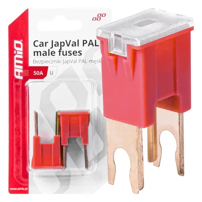 Immagine prodotto di JAPVAL PAL Set di fusibili maschio per auto 50A 2 pezzi AMIO-03408