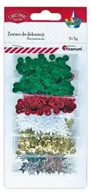 Produktbild von Glitzersteine Weihnachten – Mix – Titanum