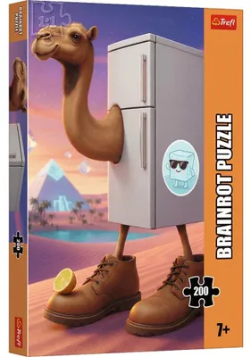 Productafbeelding van Puzzel van 200 stukjes, BrainRots, Frigo Camelo, Trefl