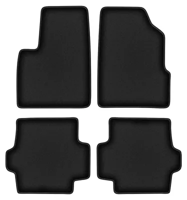 Zdjęcie produktu dla Dywaniki samochodowe premium do Chrysler Pacifica (2003-2008) SUV welurowe podgumowane czarne