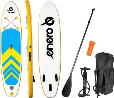 Produktbild von ENERO Paddleboard SUP aufblasbar 320 x 76 x 15 Gelb