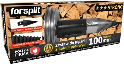 Image de perceuse-fendeuse 100 mm avec poulie / ZK2P-100K2-Kit