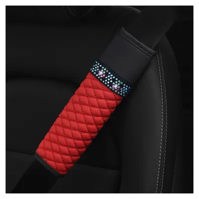 Productafbeelding van Gordelhoes - Veiligheidsgordelkussen - Grijs - 2 stuks - Voor auto