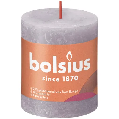 Produktbild von Bolsius rustiek stopkaars, lavendelblauw 80x68MM