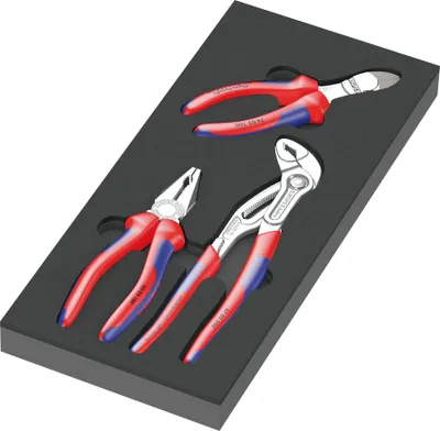 Produktbild von Wera 05150180001, Zangensatz, Blau, Rot, 172 mm, 392 mm, 30 mm, 405 mm