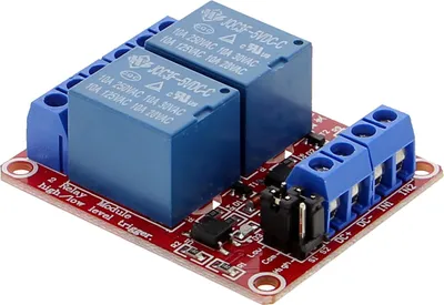 Produktbild von Relaiskarte. HIGH-LOW-LEVEL Trigger - 2 Kanal, 5V