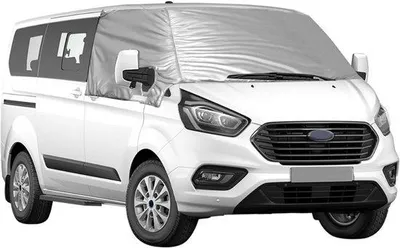 Productafbeelding van Voorruitbescherming - compatibel met Transit Custom 2012-2022 - 100% verduistering, weerbestendige beschermingsfunctie