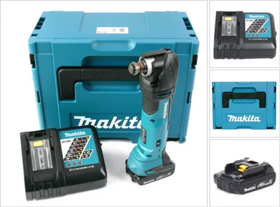 Produktbild von Makita DTM 51 RY1J 18V Li-ion Akku Multifunktion Werkzeug mit Akku, Ladegerät und MAKPAC