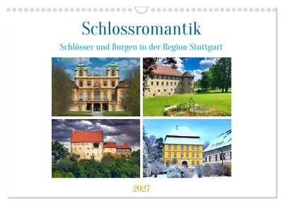 Produktbild von Schlossromantik (Wandkalender 2027 DIN A3 quer), CALVENDO Monatskalender