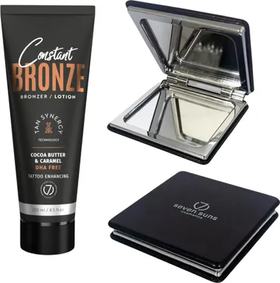 Produktbild von 7suns Constant Bronze Bronzer Lotion 250ml + Gratis Doppelspiegel
