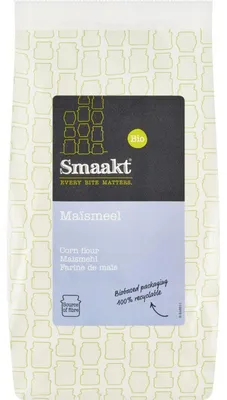 Produktbild von Smaakt  Maismehl 400g – 100% , glutenfrei, ideal zum Backen & Kochen