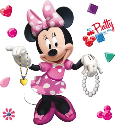 Produktbild von Disney Wandtattoo Minnie Maus Rosa - 600215 - 30 x 30 cm