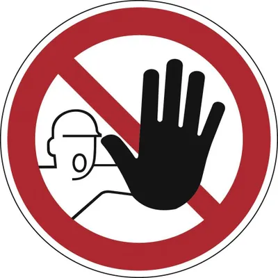 Produktbild von Schild Alu Zutritt für Unbefugte verboten D-P006 300mm