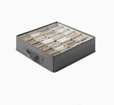 Produktbild von Kleiderschrank Organizer, Schublade Organizer, Schrank Organizer, Faltbare Unterwäsche Organizer Socken Organizer Grau