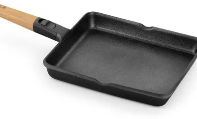 Image de BRA Market | Poêle à griller lisse 28 cm, adaptée à tous les types de cuisinières, y compris à induction