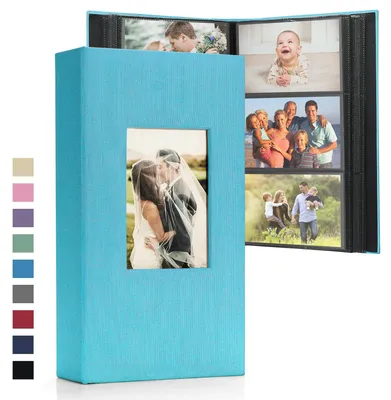 Productafbeelding van Fotoalbum voor 300 foto's (10x15 cm) met lederen kaft