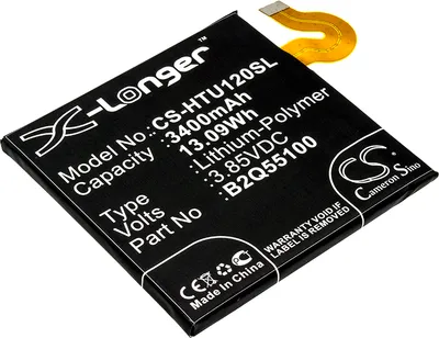 Produktbild von TECHTEK Akku Kompatibel mit [HTC] Exodus 1, Exodus 1 Global, Exodus 1 Global Dual SIM, U12 Plus, U12+ Ersetzt 35H00278-00M, für B2Q55100