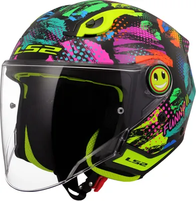 Obrázek produktu pro Motocyklový Kask LS2 OF622 JOY Černý M – Bezpečnost a Styl pro Jezdce