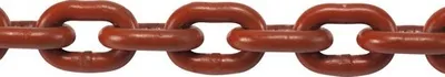 Produktbild von Rundstahlkette G8 Ø 8x24 mm Stahl rot lackiert 5 m