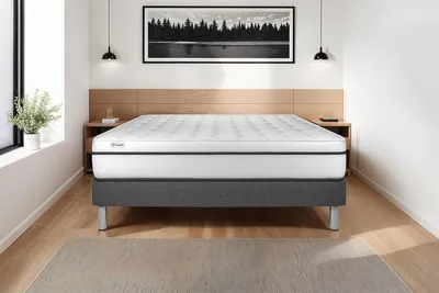 Productafbeelding van Matrasset VITAL SPA, 140 x 220 cm, bedframe set, grijs