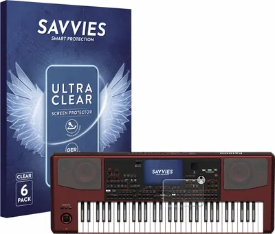 Produktbild von 6x Für KORG Pa1000 Schutzfolie Savvies Displayschutz Display Schutz Folie Klar Transparent