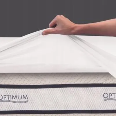 Produktbild von Optimum Spannbettlaken & Matratzenschoner 80x200 cm Weiß