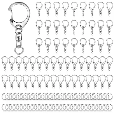 Productafbeelding van Set van 60 Kreeftenklemmen voor Sleutelhangers en DIY