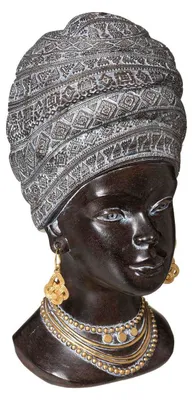 Produktbild von Dekofigur AFRICAN WOMAN, 28 cm