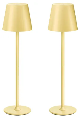 Productafbeelding van UPXNBOR LED tafellamp, draadloos, set van 2, metalen tafellamp voor binnen- en buitengebruik