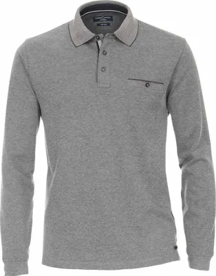 Produktbild von CASA MODA Polo Langarm SNOS 105 105 blau 4XL