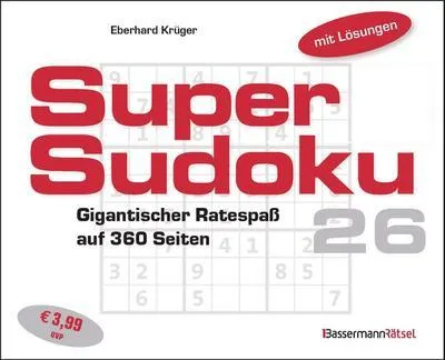 Obrázek produktu pro Krüger, E: Supersudoku 26
