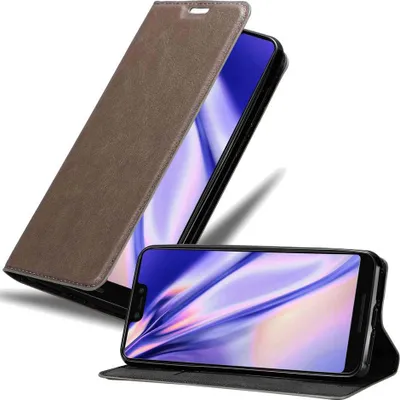 Obrázek produktu pro Cadorabo Case for Google PIXEL 3 XL Protective Case in Brown Pouzdro na mobilní telefon s magnetickým zavíráním