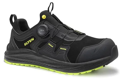 Produktbild von Sicherheitshalbschuh IVAR XXNF BOA® black-lime Low ESD S3S, Gr. 43