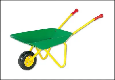 Produktbild von rolly toys Metallschubkarre - grün, Maße: 80x38x41 cm; 27 180 1