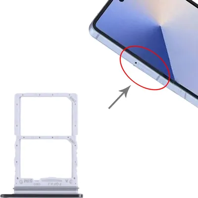 Image de Pièce de rechange pour le support de carte SIM du Samsung Galaxy Z Flip7 SM-F751B, noir