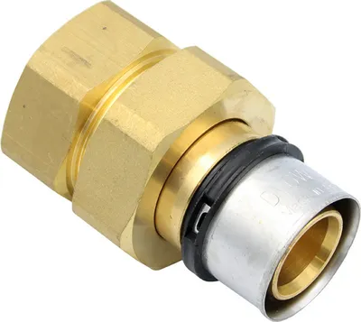 Produktbild von Pressfitting Verschraubung 32x3 mm 1 1/4 Zoll IG TH Kontur Verbundrohr