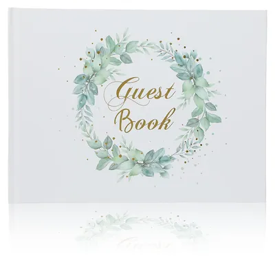 Gästebuch für Hochzeit, 120 Seiten, 23 x 17,8 cm, Hardcover