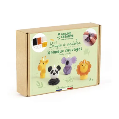Immagine prodotto di Graine Creative Set per la realizzazione di candele modello con motivi di animali - 1 set