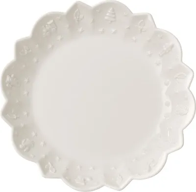 Obrázok produktu pre Villeroy & Boch 1486583640, servírovací tanier, Porcelán, Biela, Kolo, 24,5 cm, 660 g