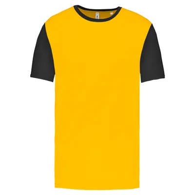 Produktbild von Proact Herren Sportshirt Short Sleeve Baseball T-Shirt Oberteil, Größe:2XL, Farbe:Sporty Yellow/Black