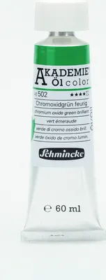 Produktbild von Schmincke 60ml AKADEMIE Öl color Chromoxidgruen feurig Öl 41 502 011